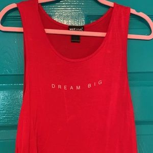 Graphic tee tank